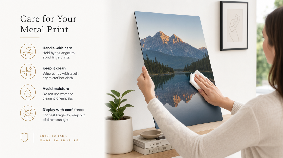 Care for metal prints Canada