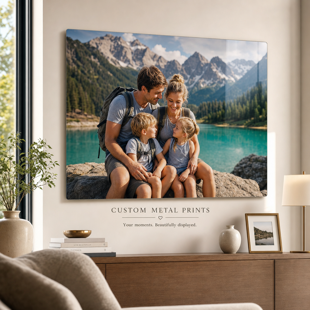 Custom metal print from your own photo