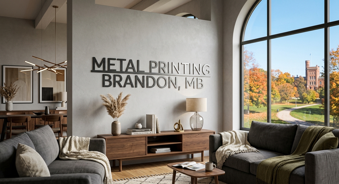 Custom metal printing in Brandon, MB