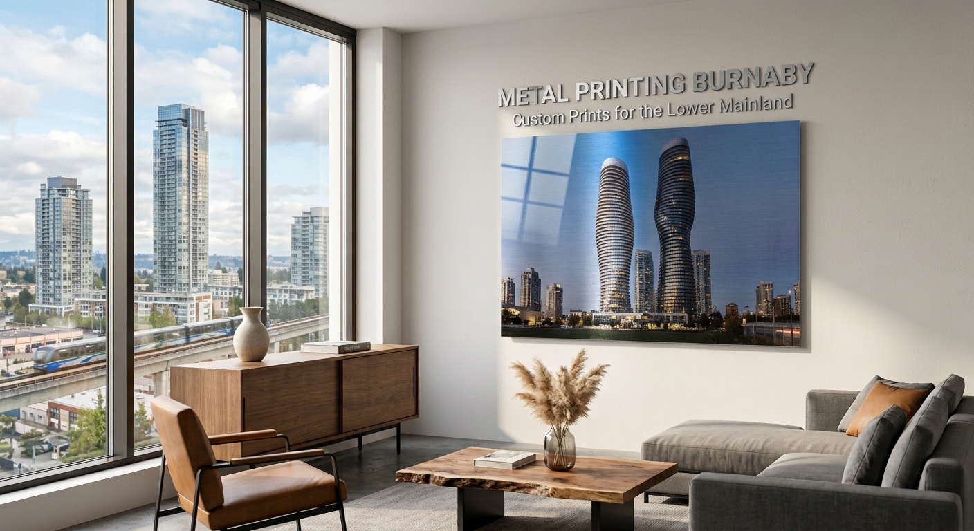 Custom metal printing in Burnaby, BC