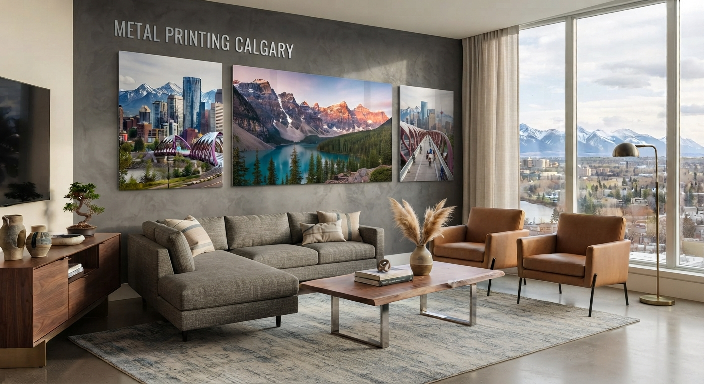 Custom metal printing in Calgary, AB