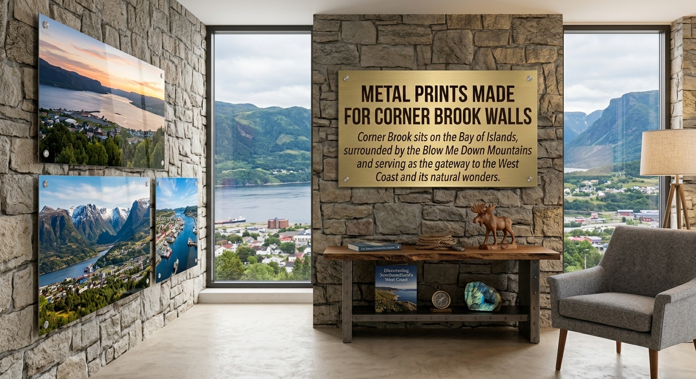 Custom metal printing in Corner Brook, NL