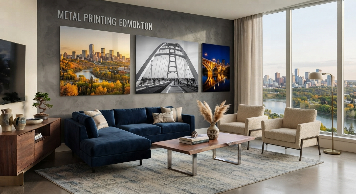 Custom metal printing in Edmonton, AB