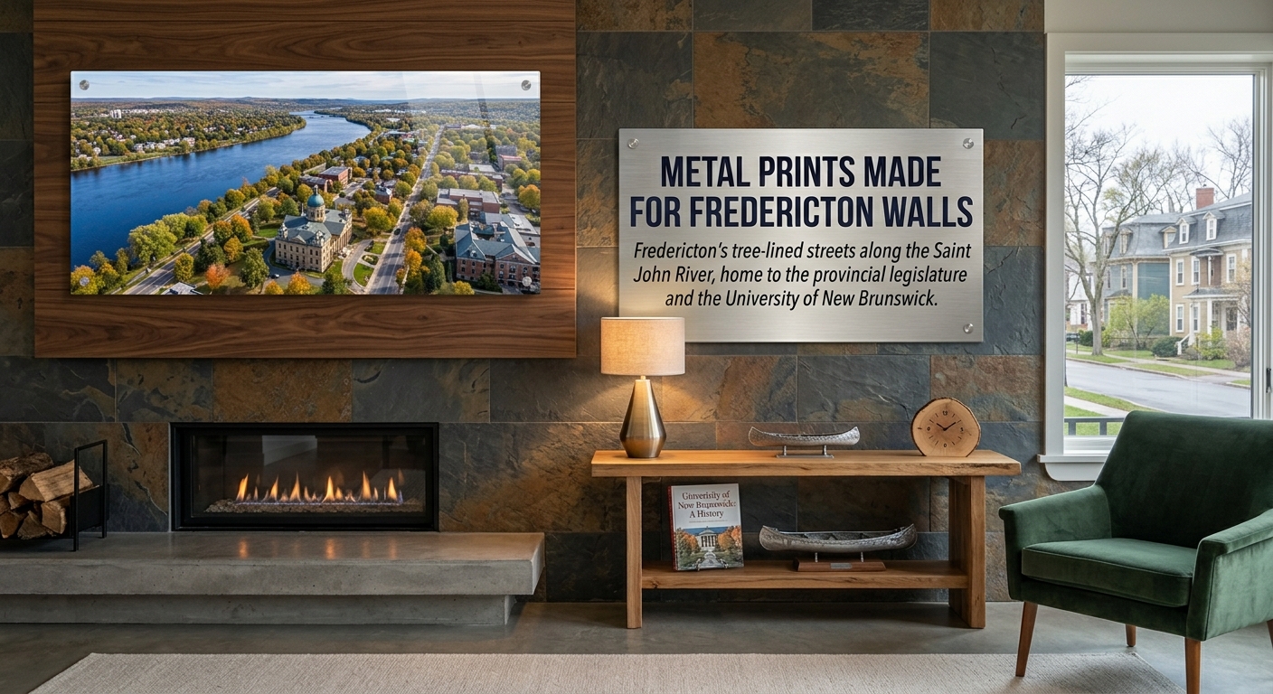 Custom metal printing in Fredericton, NB