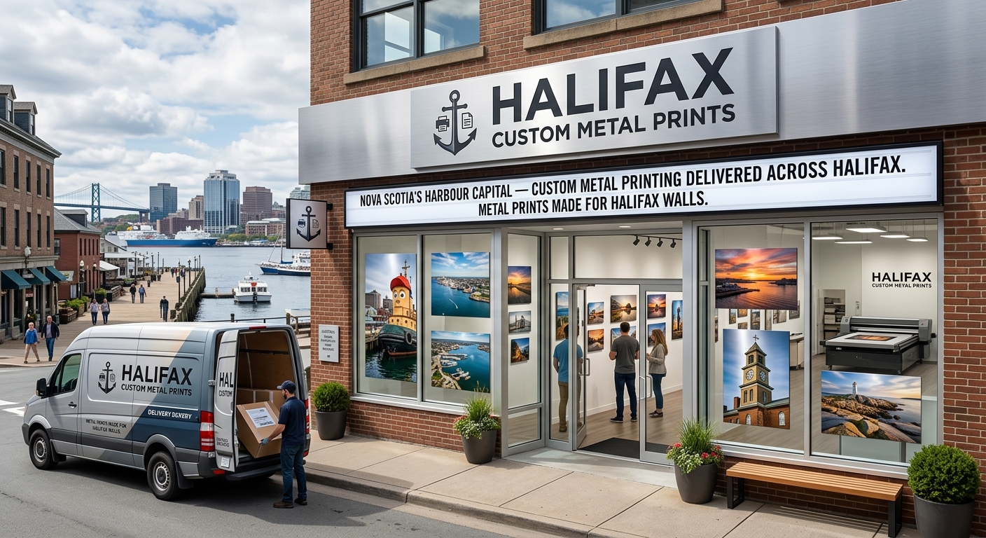 Custom metal printing in Halifax, NS