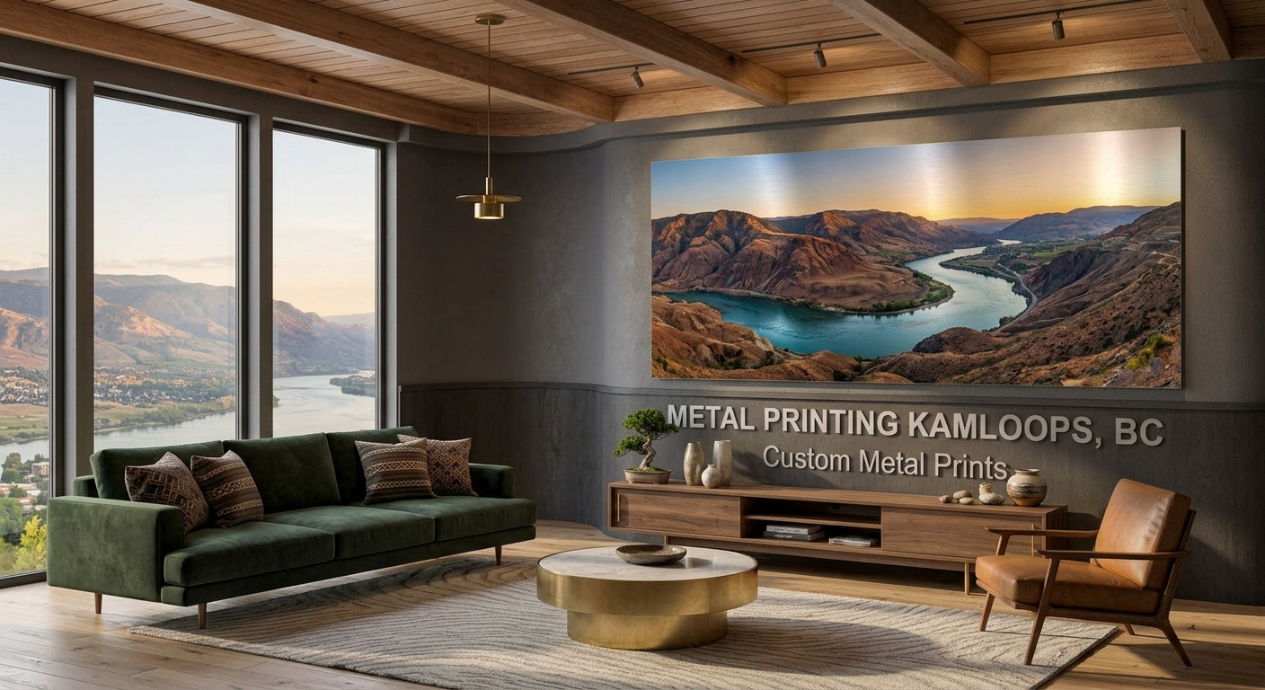 Custom metal printing in Kamloops, BC