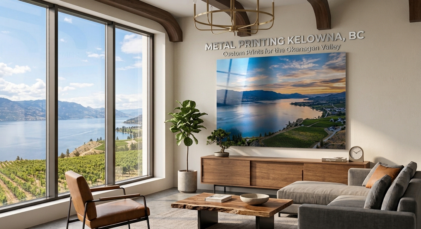 Custom metal printing in Kelowna, BC
