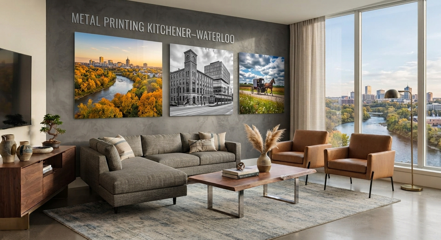 Custom metal printing in Kitchener–Waterloo, ON