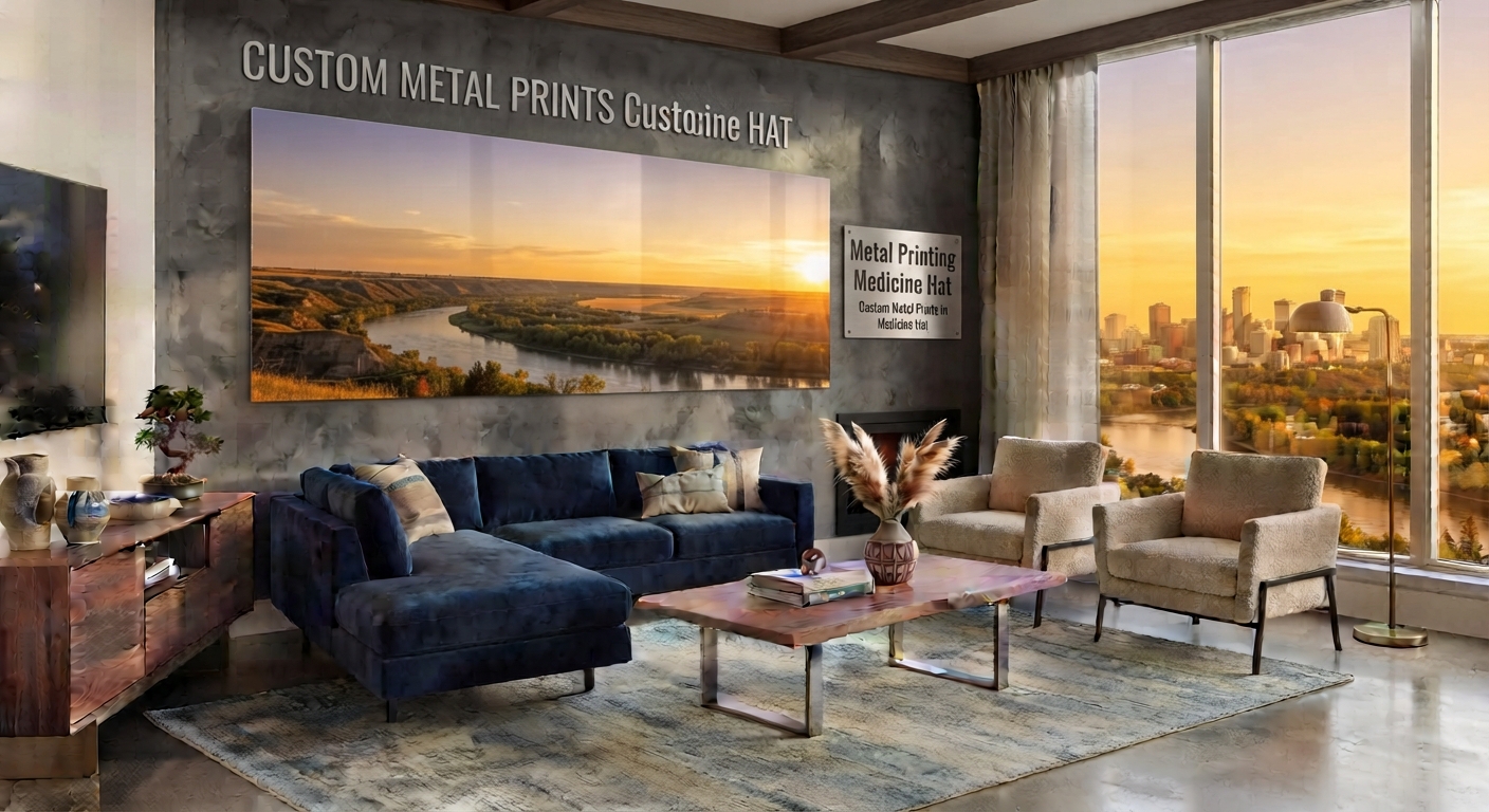 Custom metal printing in Medicine Hat, AB