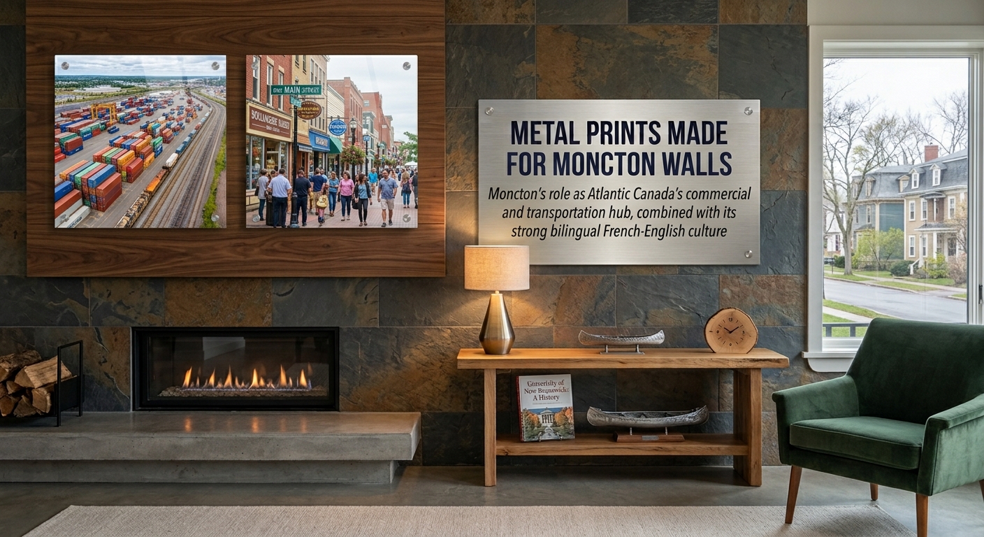 Custom metal printing in Moncton, NB