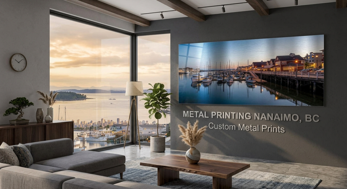 Custom metal printing in Nanaimo, BC