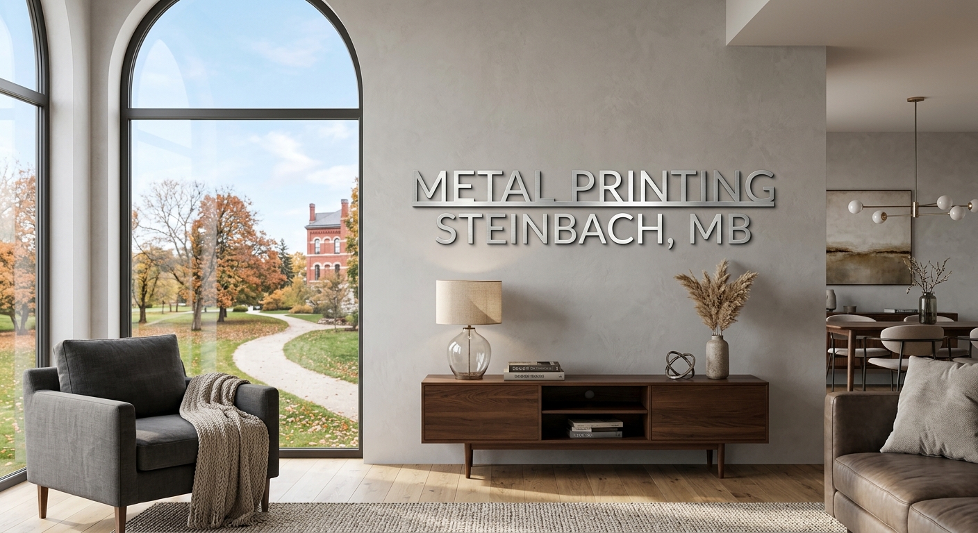 Custom metal printing in Steinbach, MB