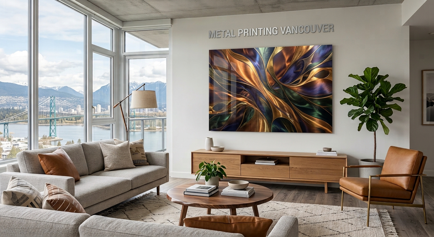 Custom metal printing in Vancouver, BC