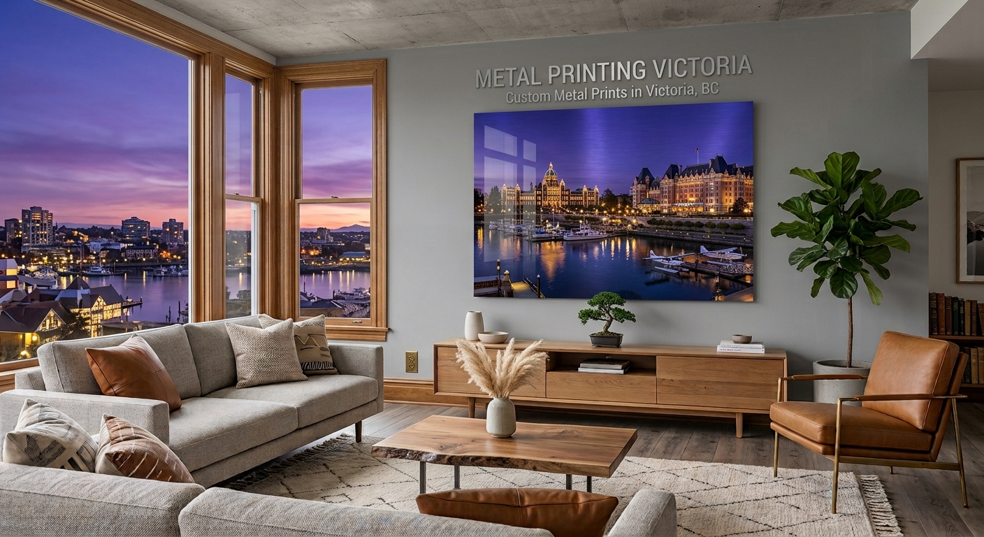 Custom metal printing in Victoria, BC