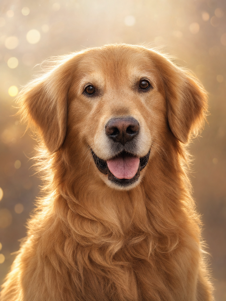 Pet memorial portrait on metal