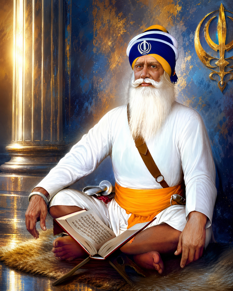 Baba deep Singh Photo on Metal