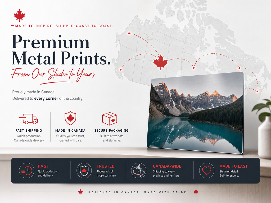 Metal-prints-Canada-Shipping