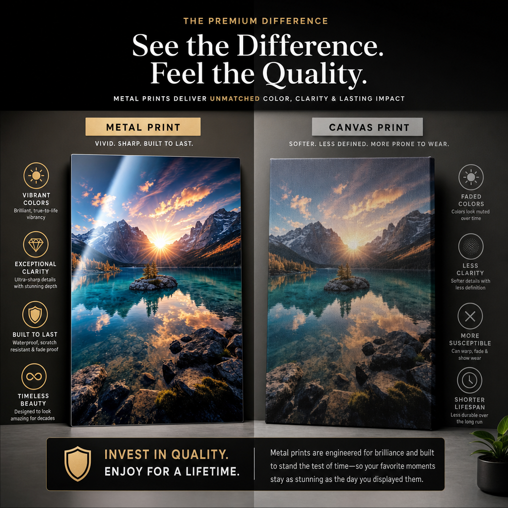 Metal print or Canvas print